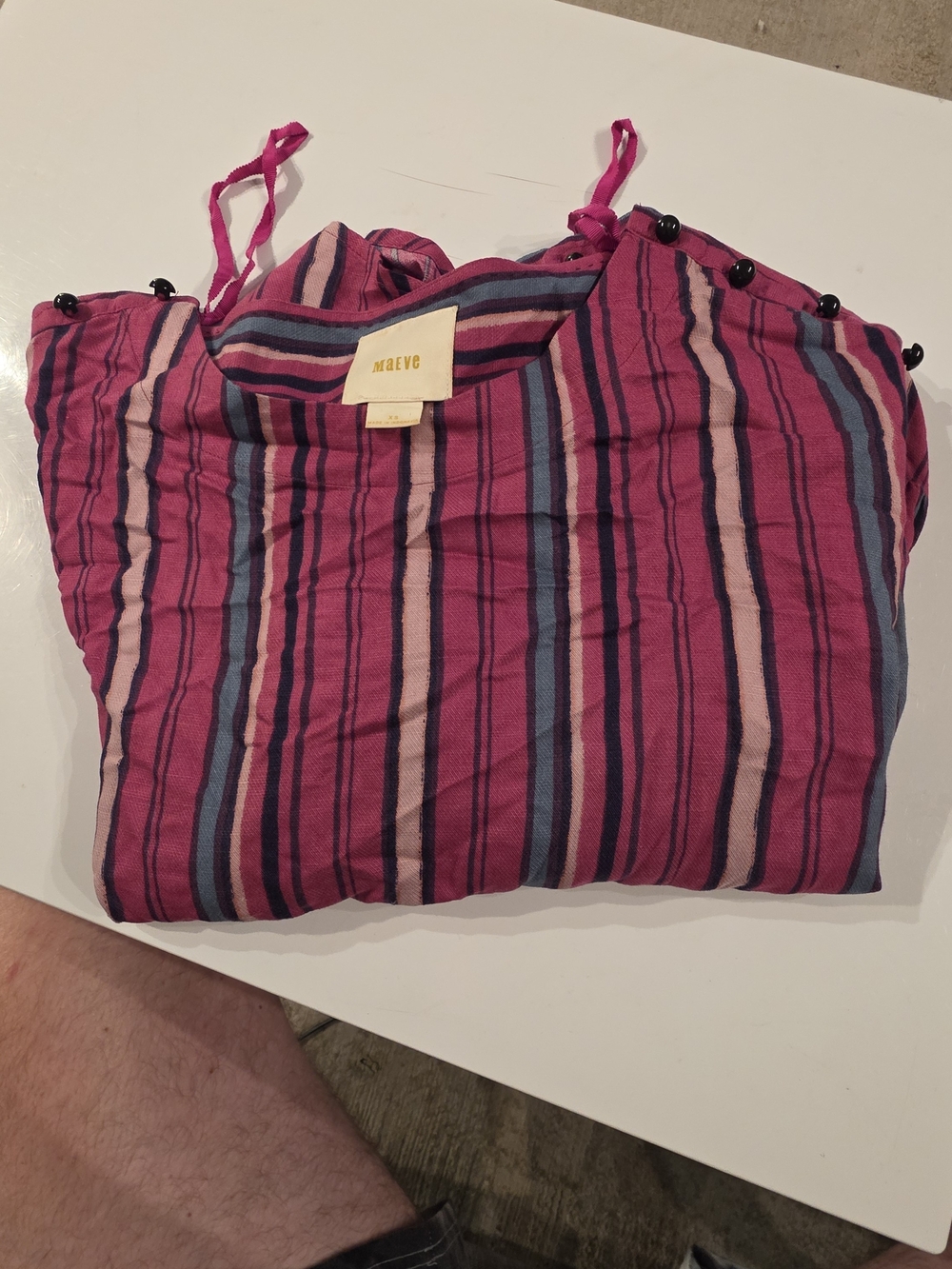 Anthropologie-Maeve  Striped Tank Top XS